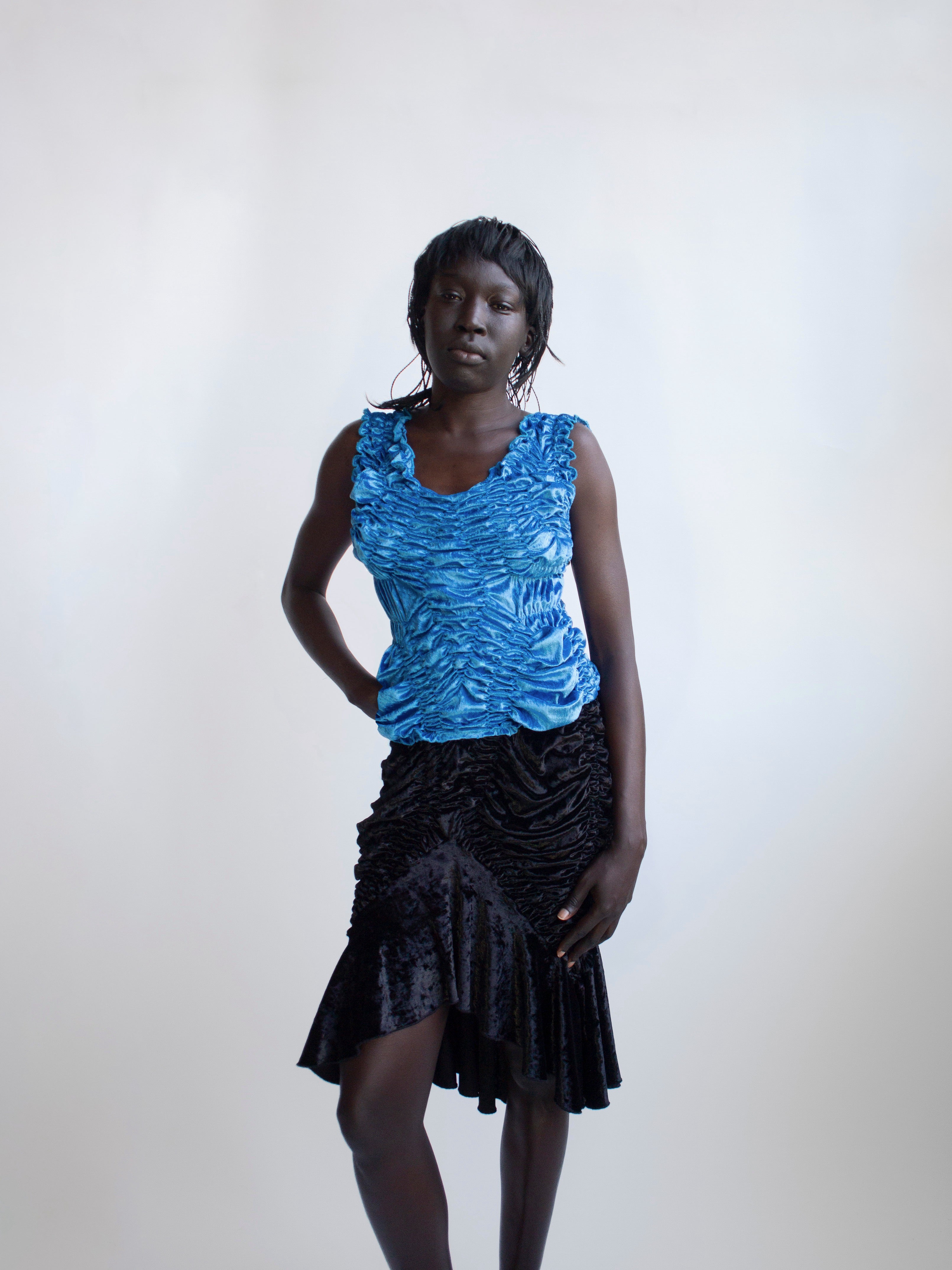 Flare Twist Skirt