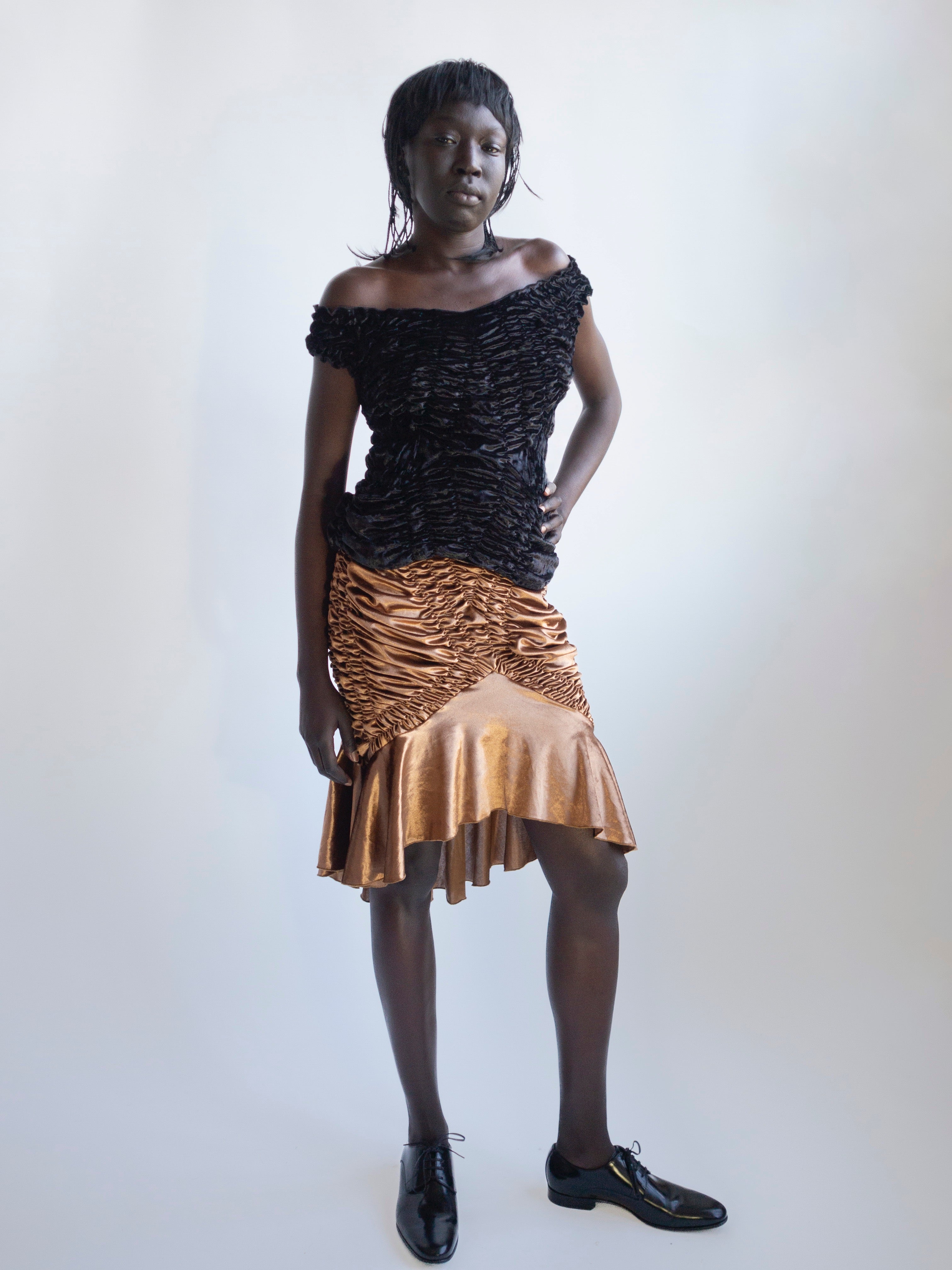 Flare Twist Skirt